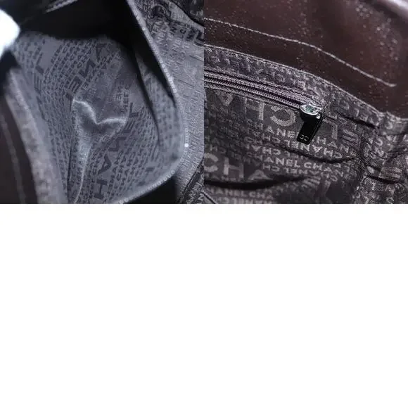 Chanel Caviar Skin Dark Brown Silver CC Handbag - Picture 3 of 3